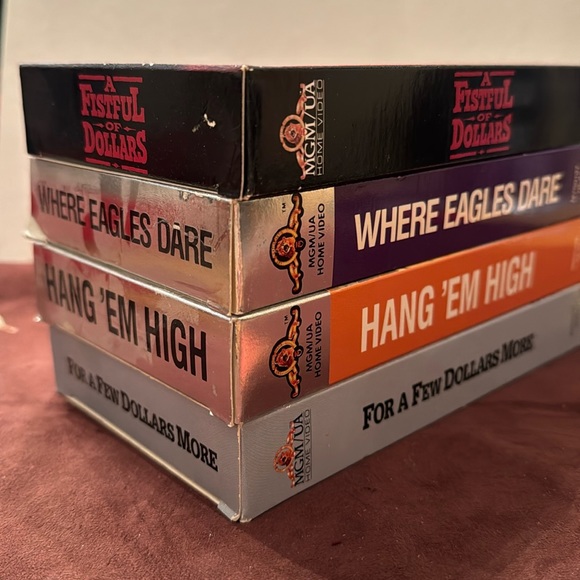 Clinton Eastwood 60’s collection 4 VHS - Picture 1 of 2